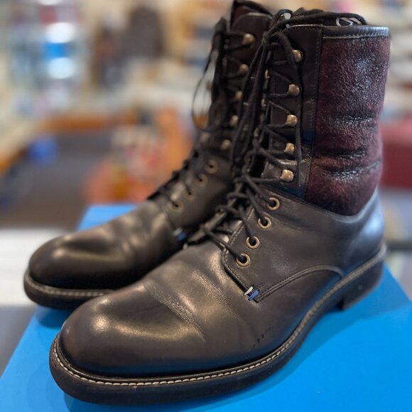 JOHN FLUEVOG WATERFRONT "CLAY" WITH SHEARLING - M7/W9 (FITS  M8/W10) - Picture 2 of 5